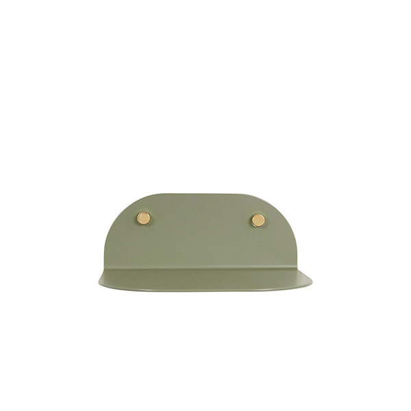 Wall Shelf Tokyo, Pistachio - L25 x W18 x H10 cm - Powder coated steel - image 1