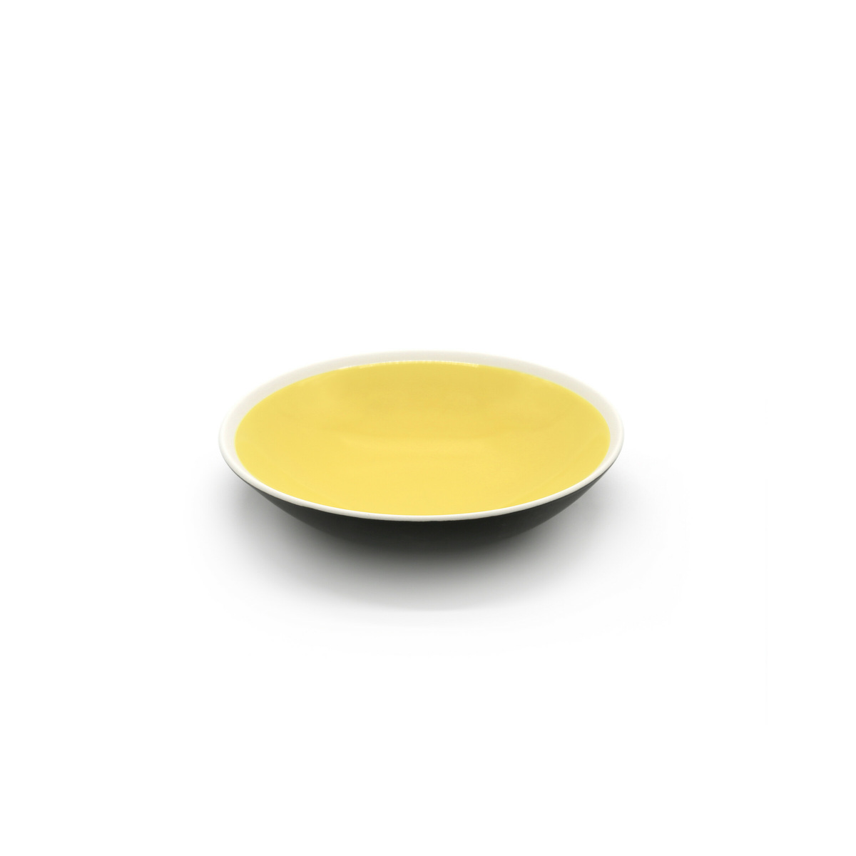 Soup Plate Sicilia, Sunflower Yellow - ø19 cm - Ceramic - image 1