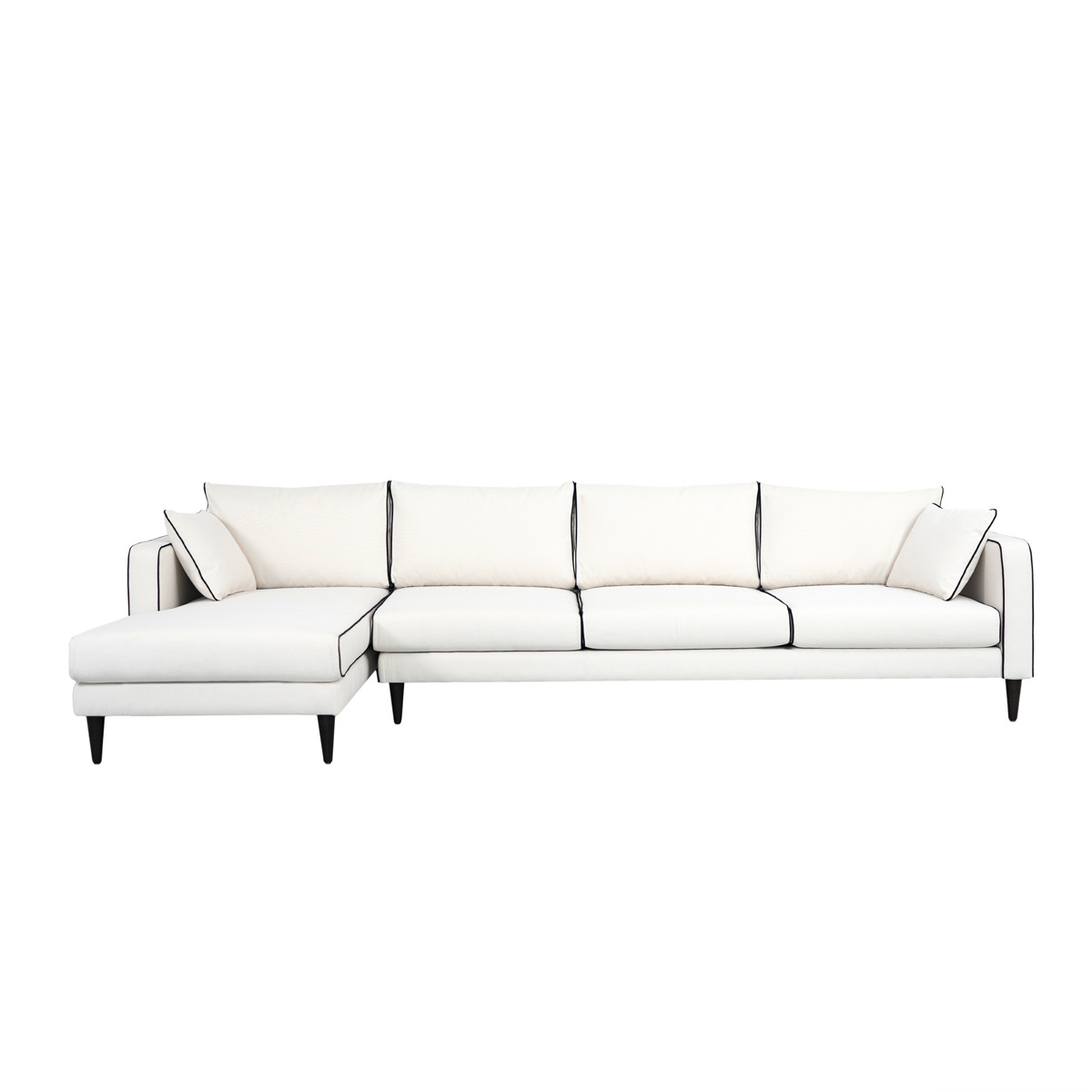 Noa corner sofa - Left angle, L300 x P150 x H75 cm - Cotton - image 1