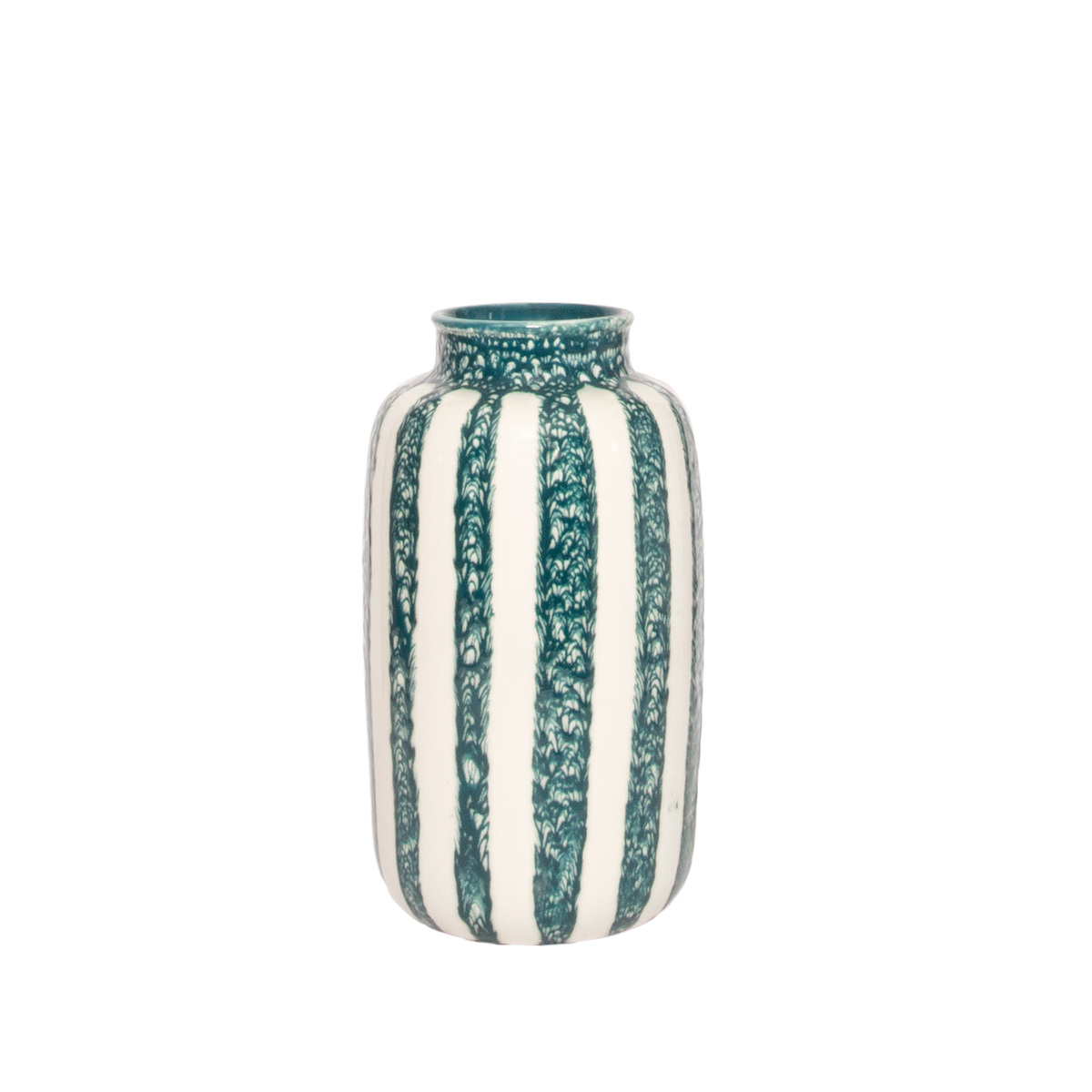 Decorative Vase Riviera, Bleu Sarah - H36 cm - Ceramic - image 1