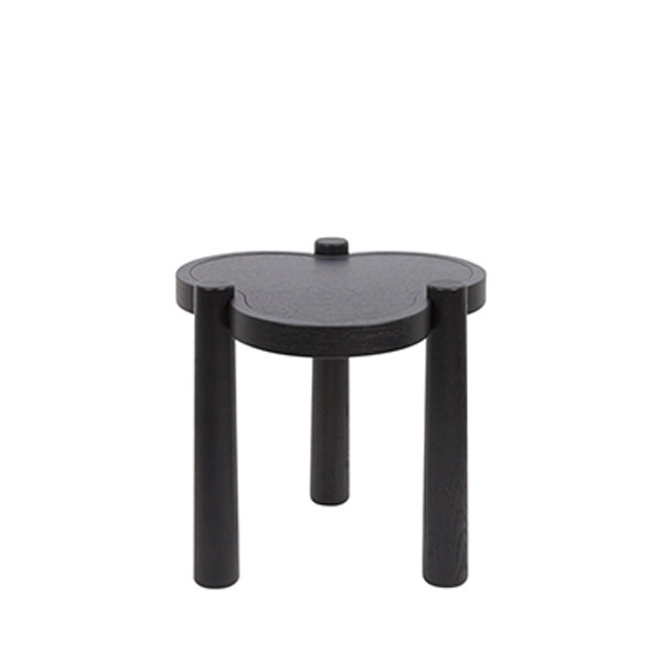 Table Agape, Black stained oak - ø41 x H40 cm - Oak - image 1