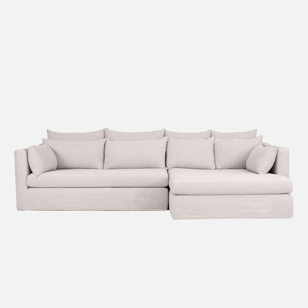 SuperBox corner sofa - Right angle, Various Sizes - Linen - image 1