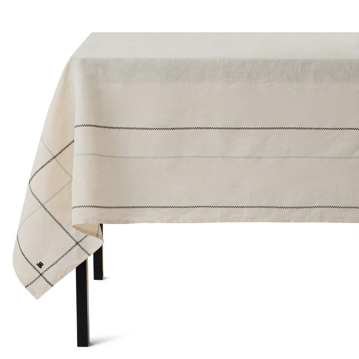 Libra Tablecloth, Sarah Blue - Linden - 250 x 150 cm - image 1