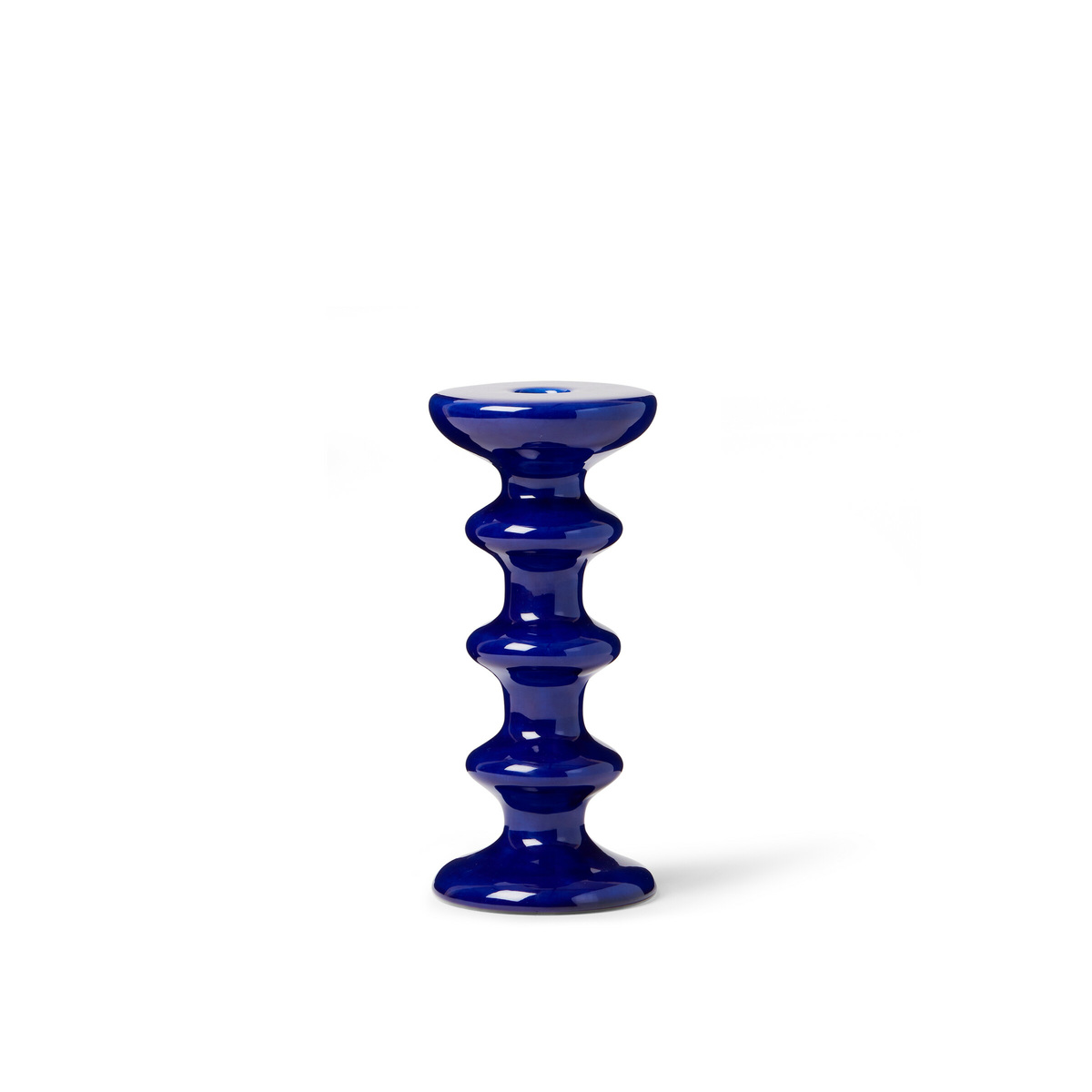 Candlestick Slavic, Blue Sarah - H20 cm - Ceramic - image 1