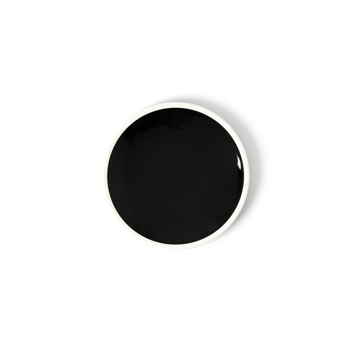 Dessert Plate Sicilia, Black Radish - ø20 cm - Ceramic - image 1