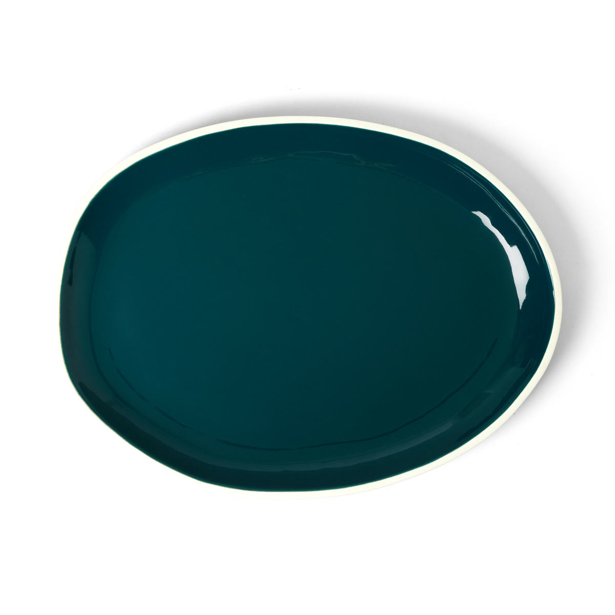 Platter Sicilia, Bleu Sarah - W43 cm - Ceramic - image 1