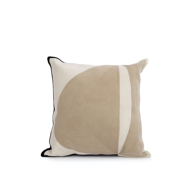 Cushion Abstract, Nude - 42 x 42 cm - 100% cotton - image 1