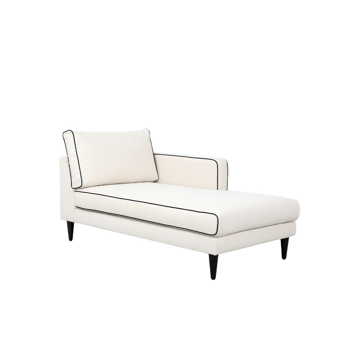 Noa sofa - Right armrest, L180 x P90 x H80 cm - Cotton - image 1