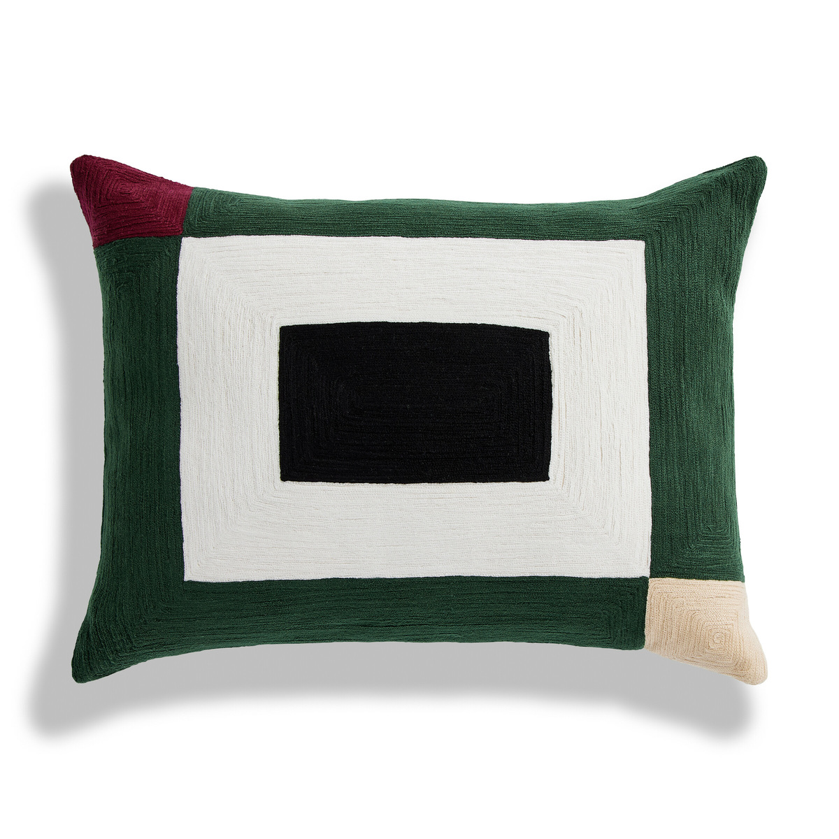 Cushion Infinity, Thé de Chine - 55 x 40 cm - 100% Cotton - image 1