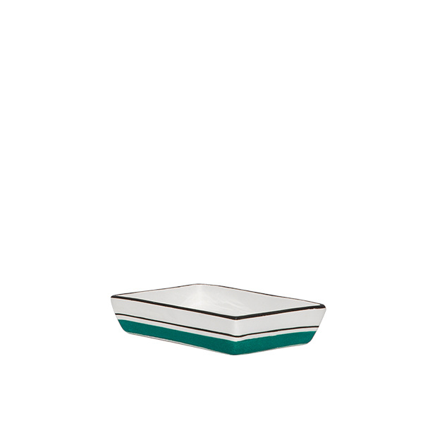Rectangular Soap Dish, W9 x L12,5 cm - Ceramic - image 1