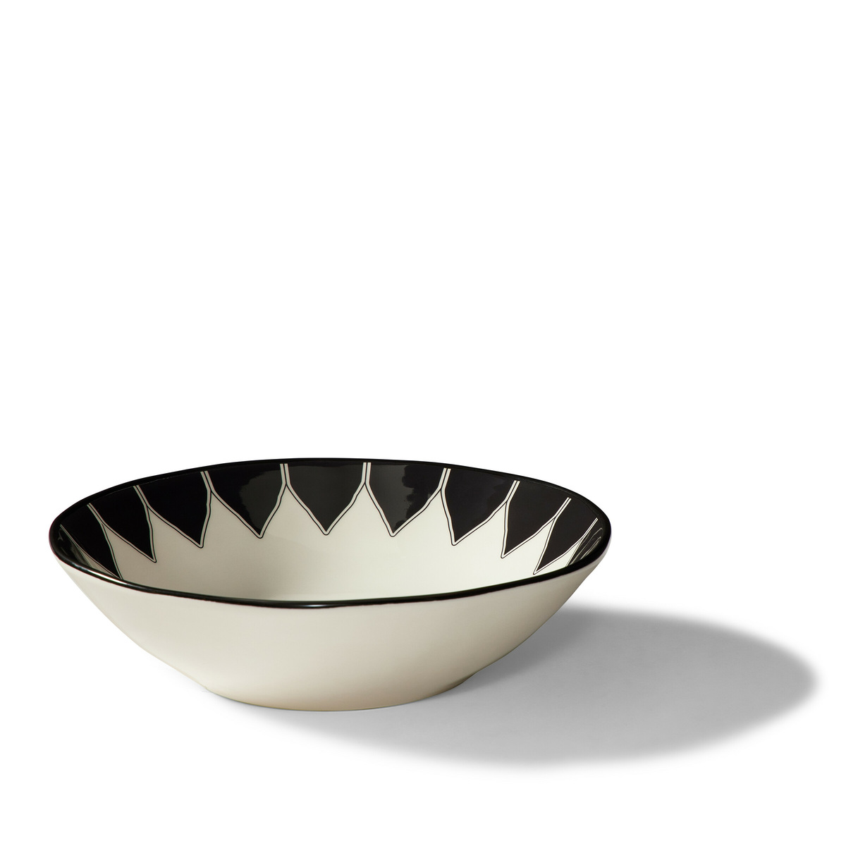 Soup Plate Daria, Black - ⌀23 cm - Ceramic - image 1