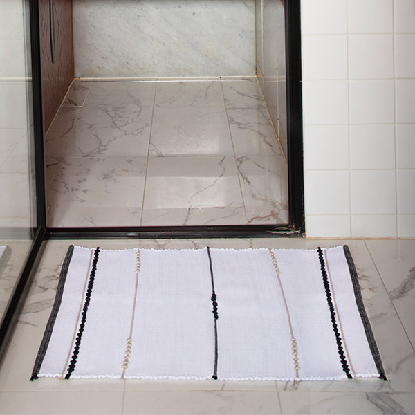 Bath Rug Cap Ferret, Beige - l70 x W100 cm - Organic Cotton - image 1