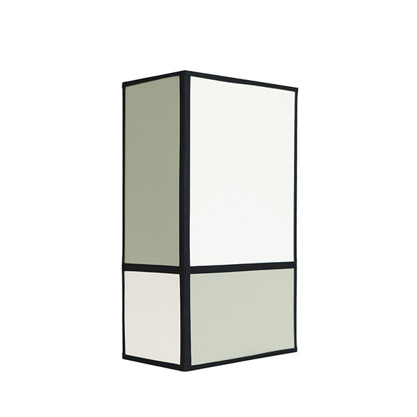 Wall Light Radieuse, Almond - H36 cm - Steel - Cotton shade - image 1