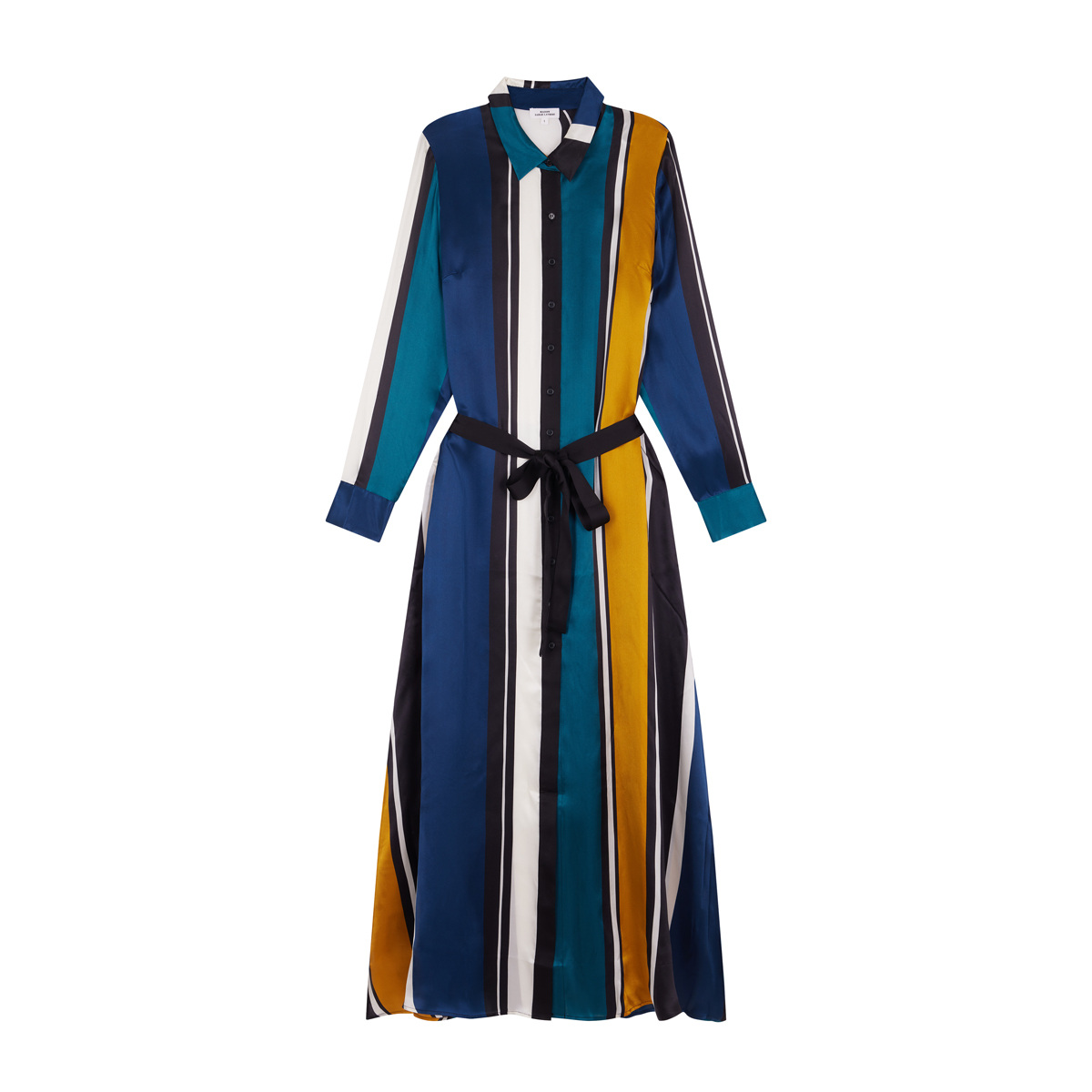 Celeste Dress, Iconic Stripe - 100% Silk - image 1