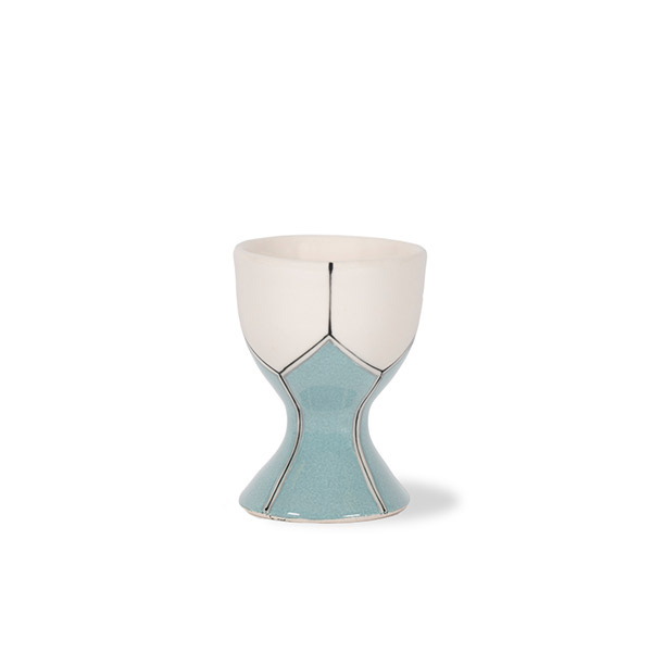 Egg Cup Daria, Celadon - ⌀5 cm - Ceramic - image 1