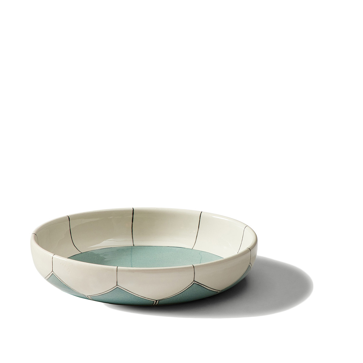 Trinket Bowl Daria, Blue Sarah - D20 x H4 cm - Ceramic - image 1