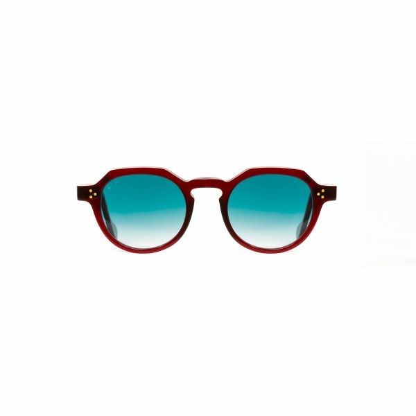 Sunglasses Eddy, Bordeaux - Size 48-20 - Organic acetate - image 1