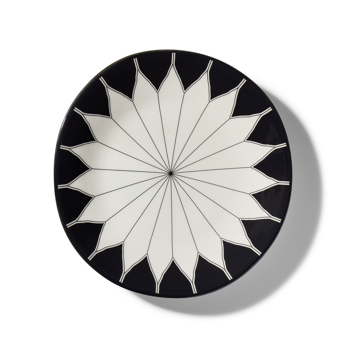 Assiette Plate Daria, Noir - ⌀29 cm - Céramique - image 1