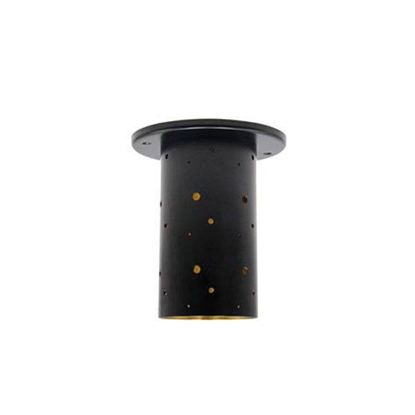 Ceiling Lamp Jean, Black - H15 cm - Metal / Brass - image 1