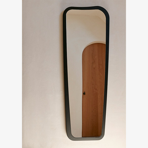 Miroir Organique, Chêne Noir - H140 cm - Chêne - image 2