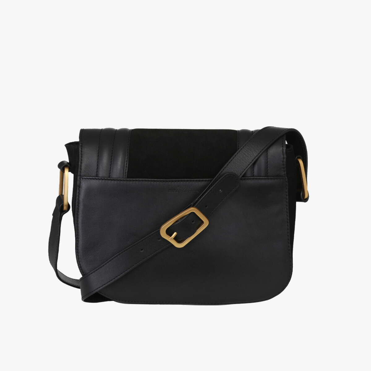Shoulder bag Barth, Black Classic - W25.5 x H22 x D7 cm - 100% leather  - image 2