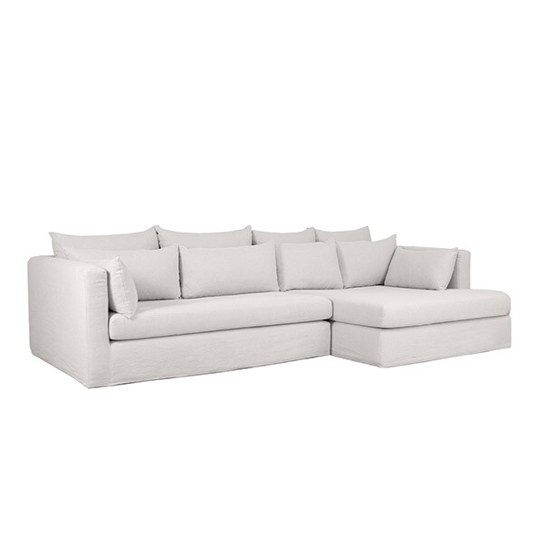 SuperBox corner sofa - Right angle, L300 x P180 x H85 cm - Linen - image 2