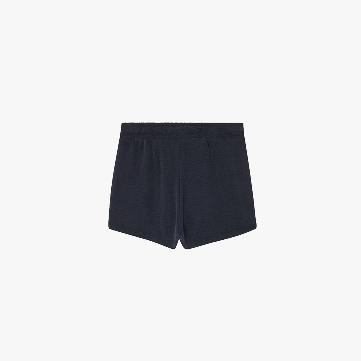 Short Wells, Navy - Short shorts with drawstring - Cupro / Cotton - image 2