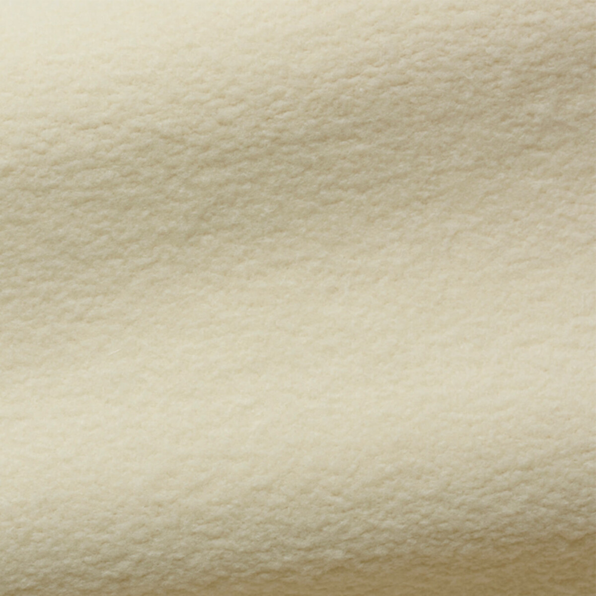 Nico large pouffe, Cream - L56 x W56 x H42 cm - Walnut/Wool/Cotton - image 2
