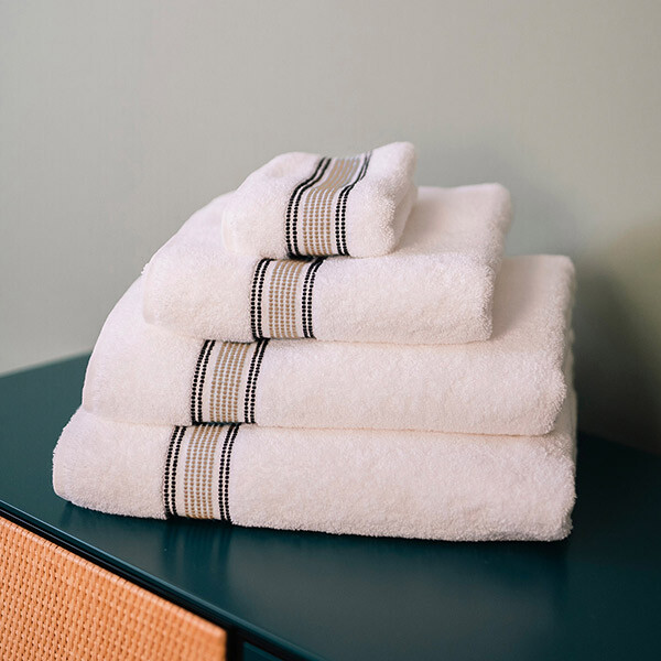 Towel Sicilia, Linen - L30 x W50 cm - Organic cotton - image 2