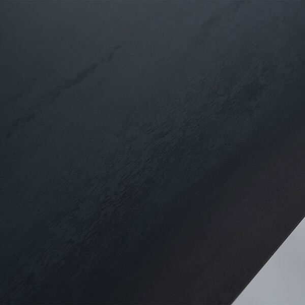 Table Basse Tokyo, Noir - L100 x l100 x H40 cm - Acier ciré - image 2