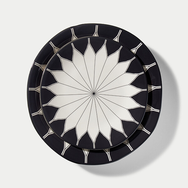 Dessert Plate Daria, Black - ø22 cm - Ceramic - image 2