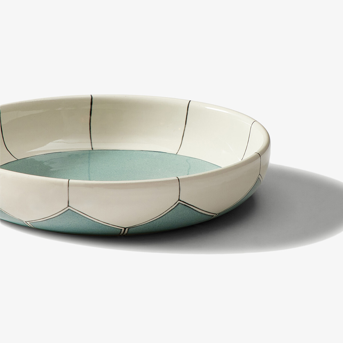 Trinket Bowl Daria, Blue Sarah - D20 x H4 cm - Ceramic - image 2