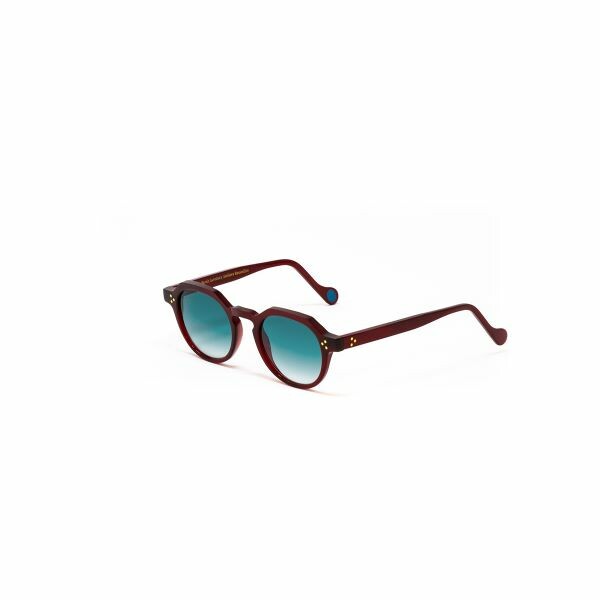 Sunglasses Eddy, Bordeaux - Size 48-20 - Organic acetate - image 2