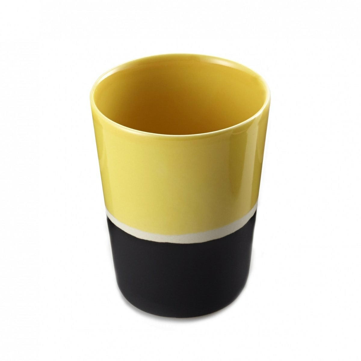 Ceramic Glass Sicilia, Black Radish - H10 cm - Ceramic - image 8