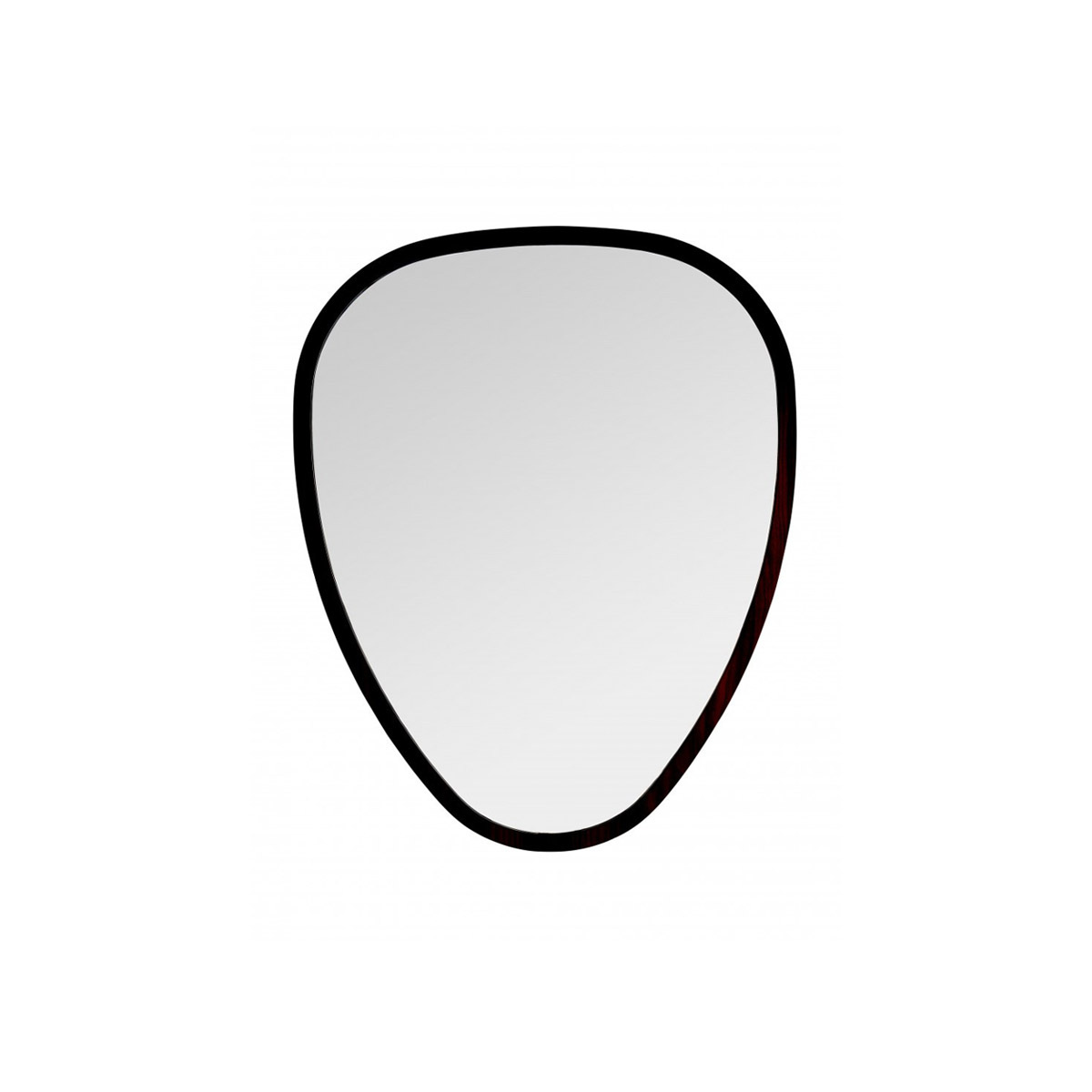 Mirror Ovo, Black Oak - H50 cm - Oak - image 1