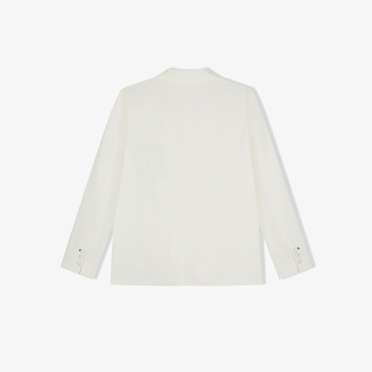 Tuxedo Jacket France, White - Straight cut - Acetate / Viscose - image 2