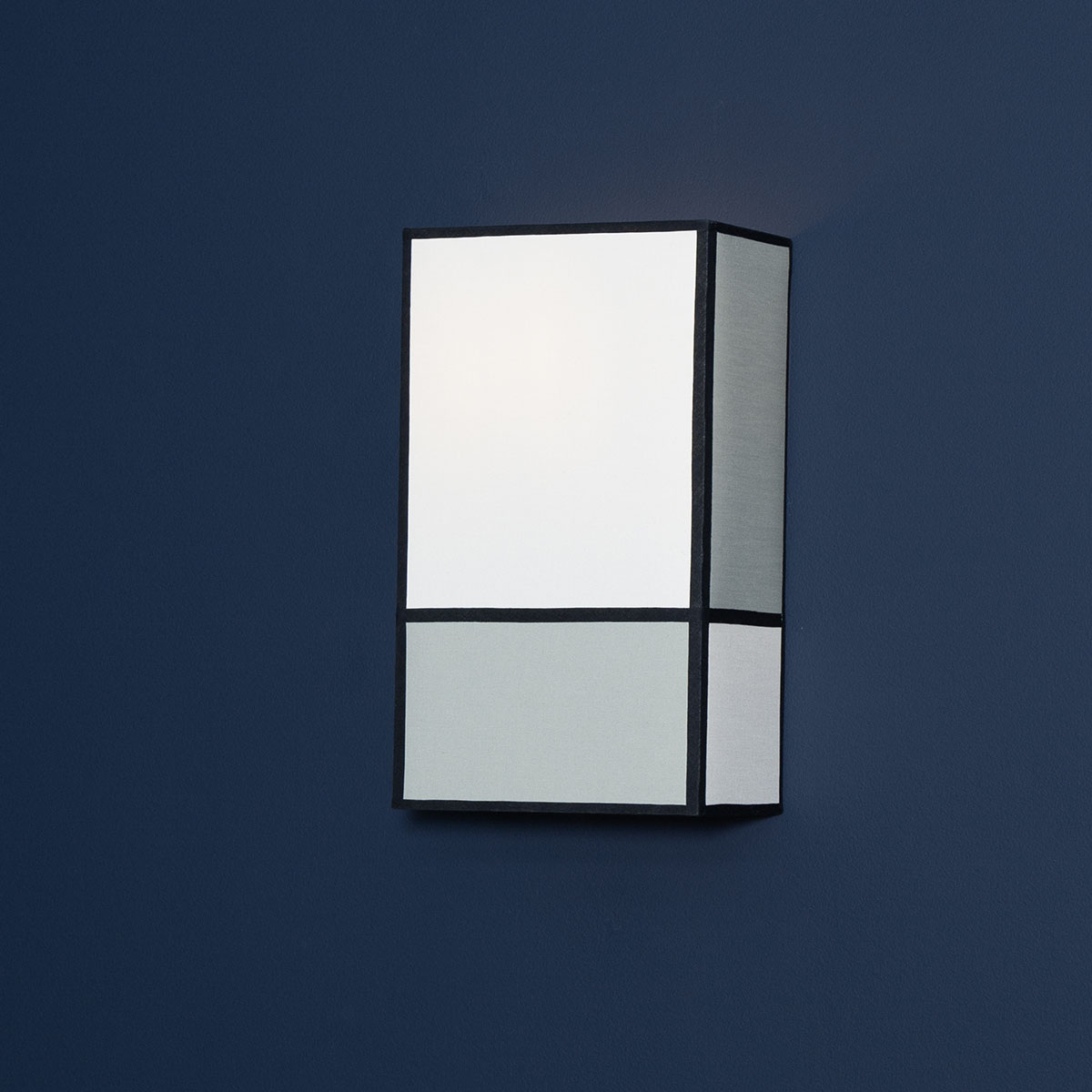 Wall Light Radieuse, Almond - H36 cm - Steel - Cotton shade - image 3