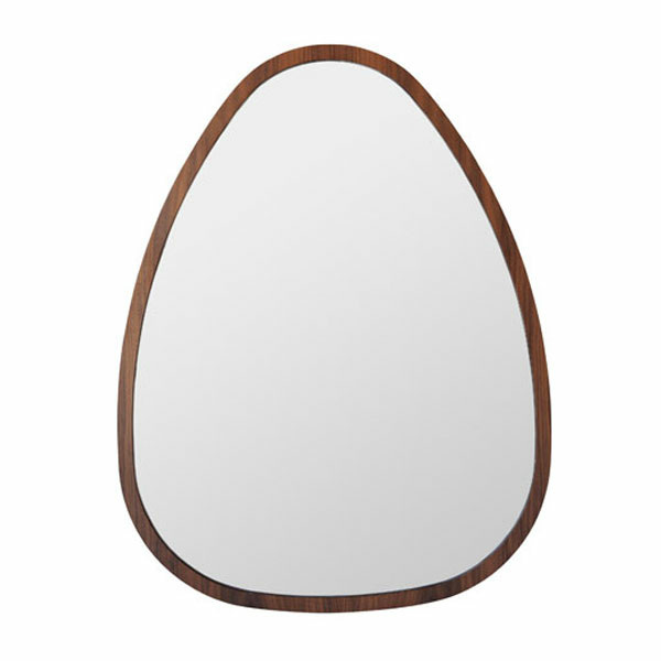 Mirror Ovo, Walnut - H90 cm - Walnut oiled  - image 2