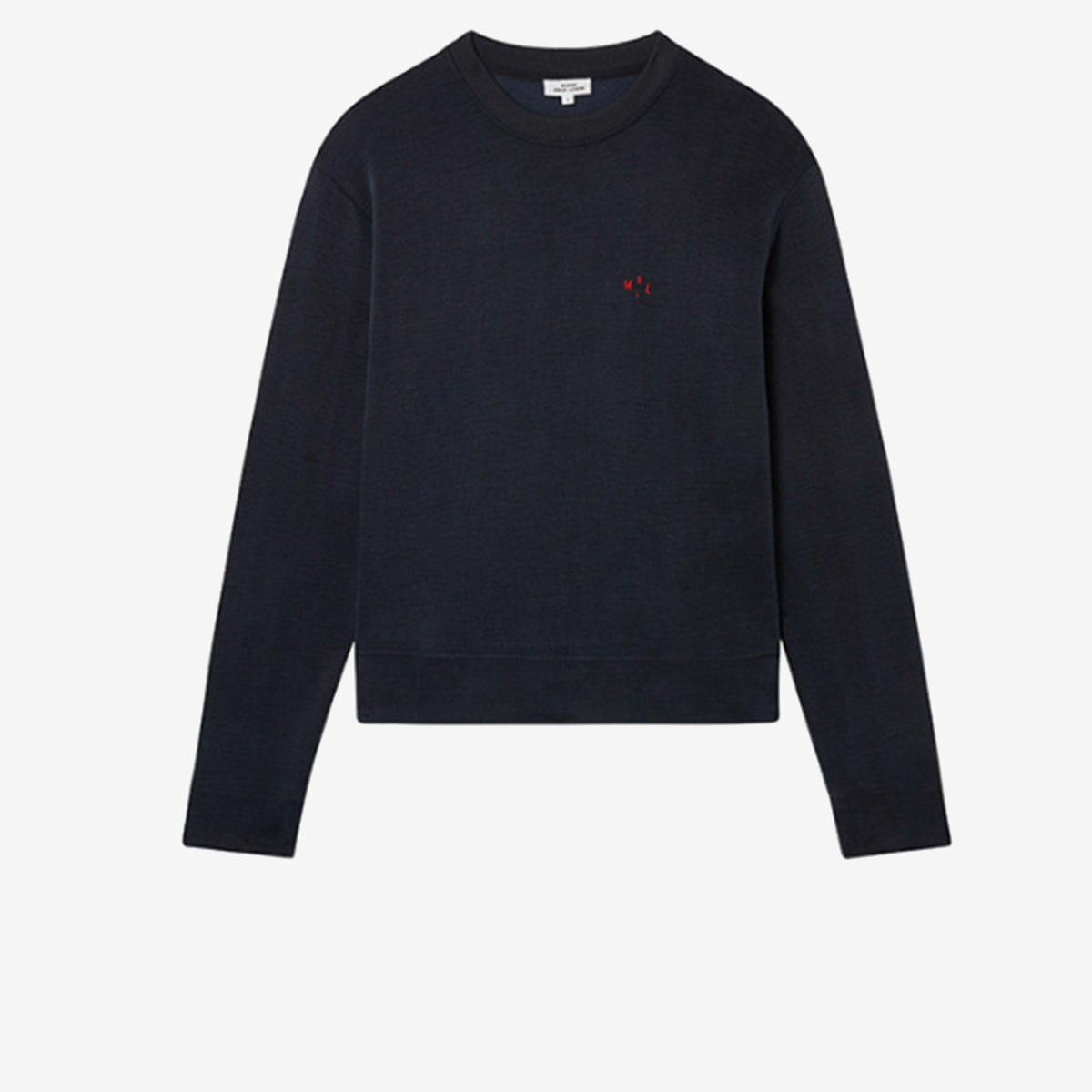Sweatshirt Campden, Navy - Long sleeve round neck sweatshirt - Cotton - image 1