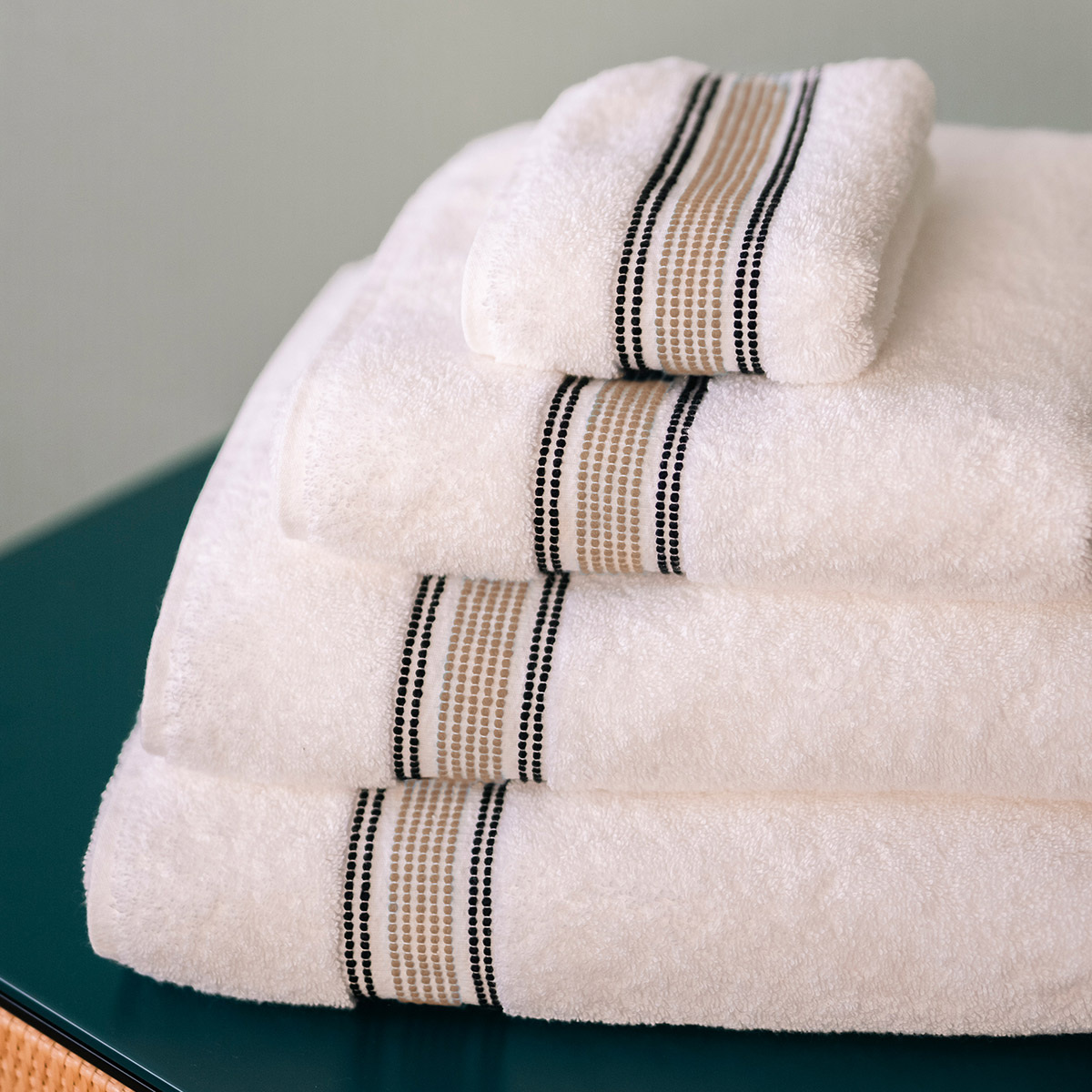 Towel Sicilia, Linen - L30 x W50 cm - Organic cotton - image 4