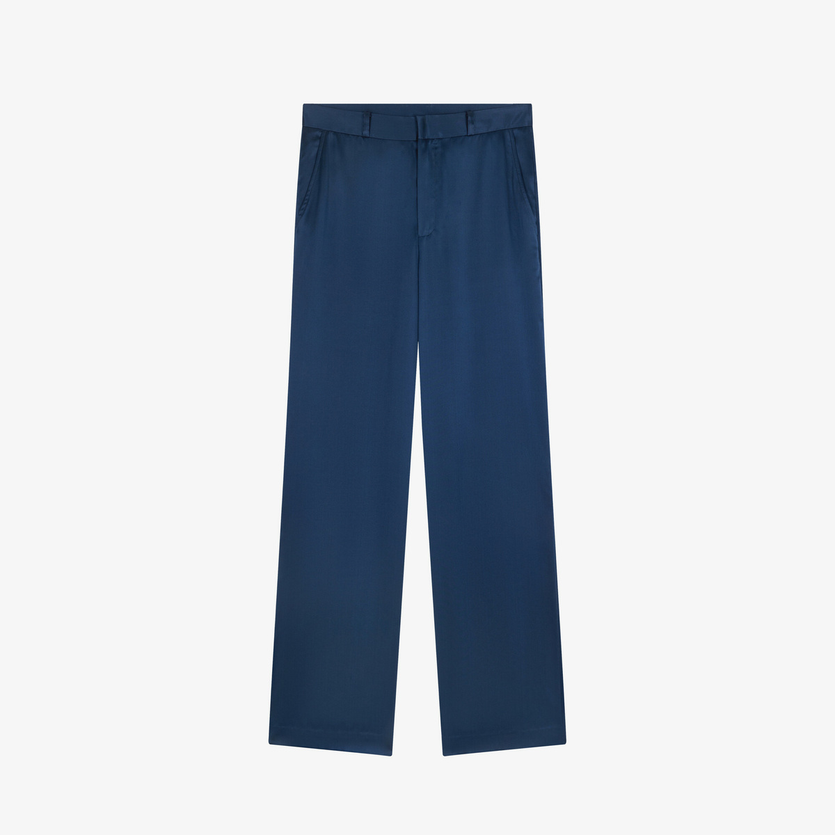 Segur Straight Pants, Broadway Blue - Silk - image 1