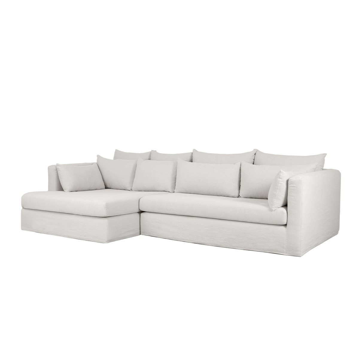 SuperBox corner sofa - Left angle, L335 x P180 x H85 cm - Linen - image 2