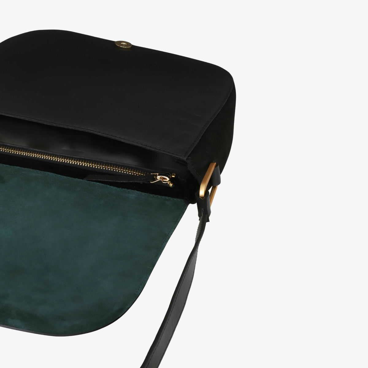Shoulder bag Barth, City Black - W23 x H16 x D7 cm - 100% leather  - image 6