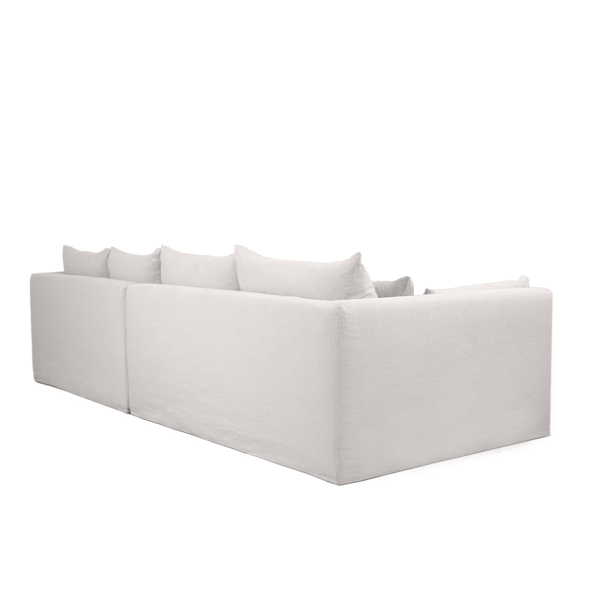 SuperBox corner sofa - Right angle, L300 x P180 x H85 cm - Linen - image 4