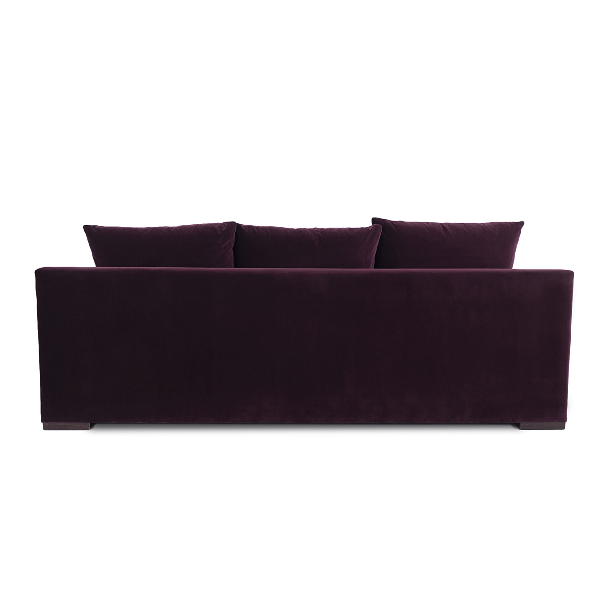 Luna Sofa, L230 x P100 x H88 cm - Purple - Velvet - image 4