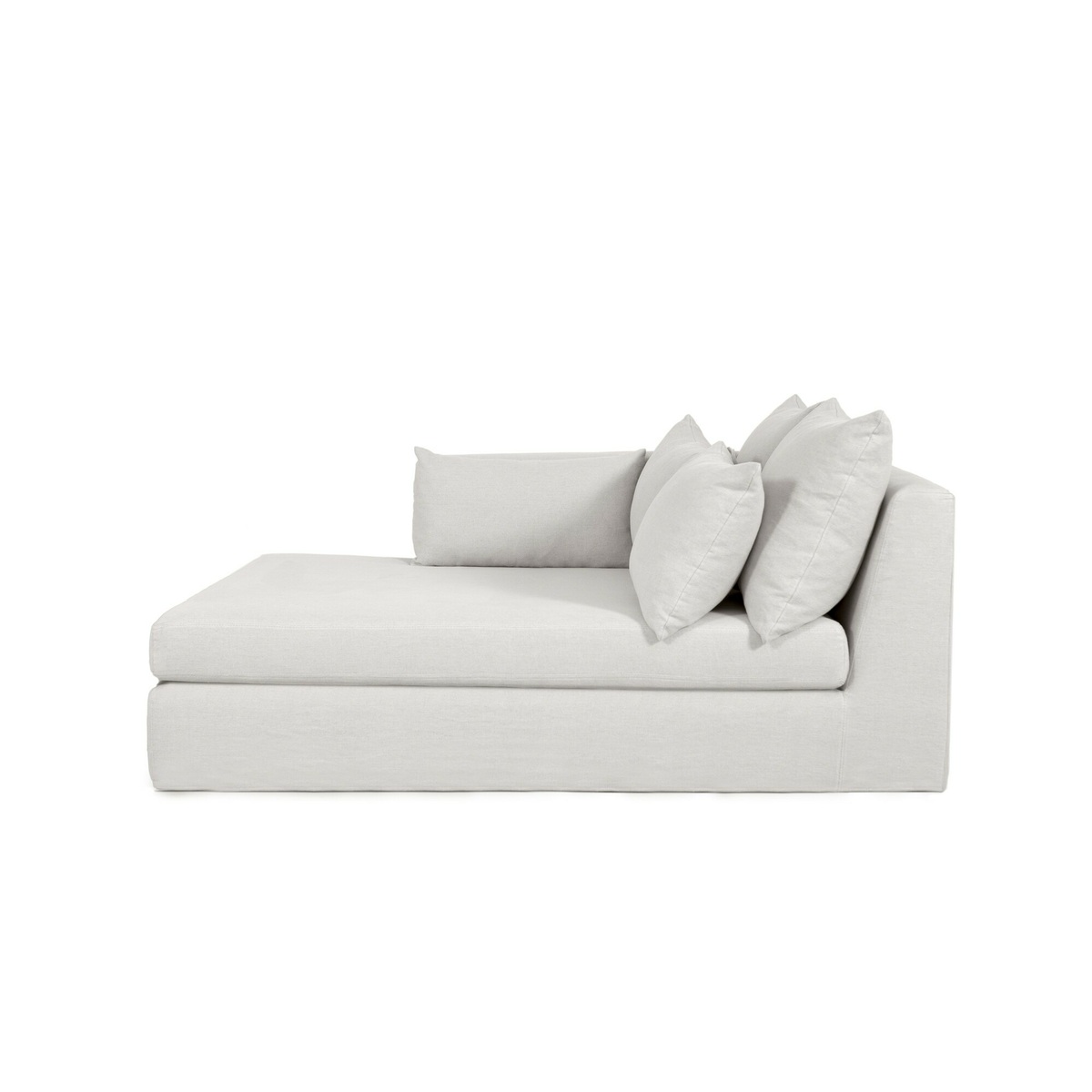 SuperBox sofa - Right armrest, L51 x D71 x H34 in - Cotton - image 3