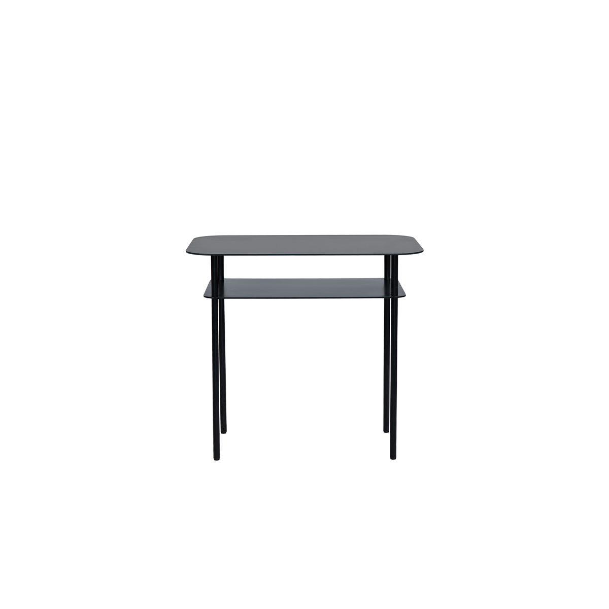 Table d'appoint Kara, Radis noir - L60 x l40 x H55 cm  - Acier brut Thermolaqué - image 1