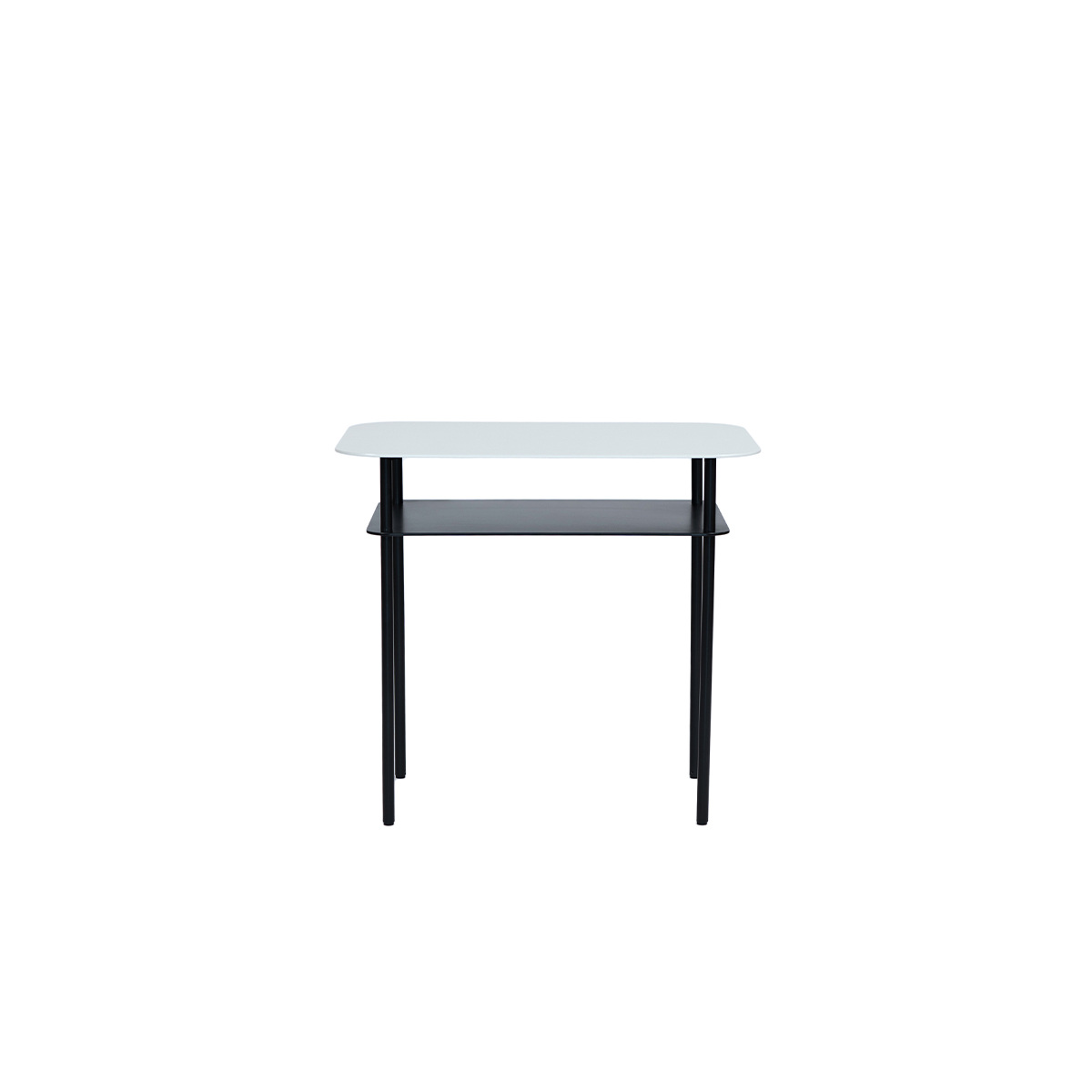 Table d'appoint Kara, Écru - L60 x l40 x H55 cm  - Acier brut Thermolaqué - image 11