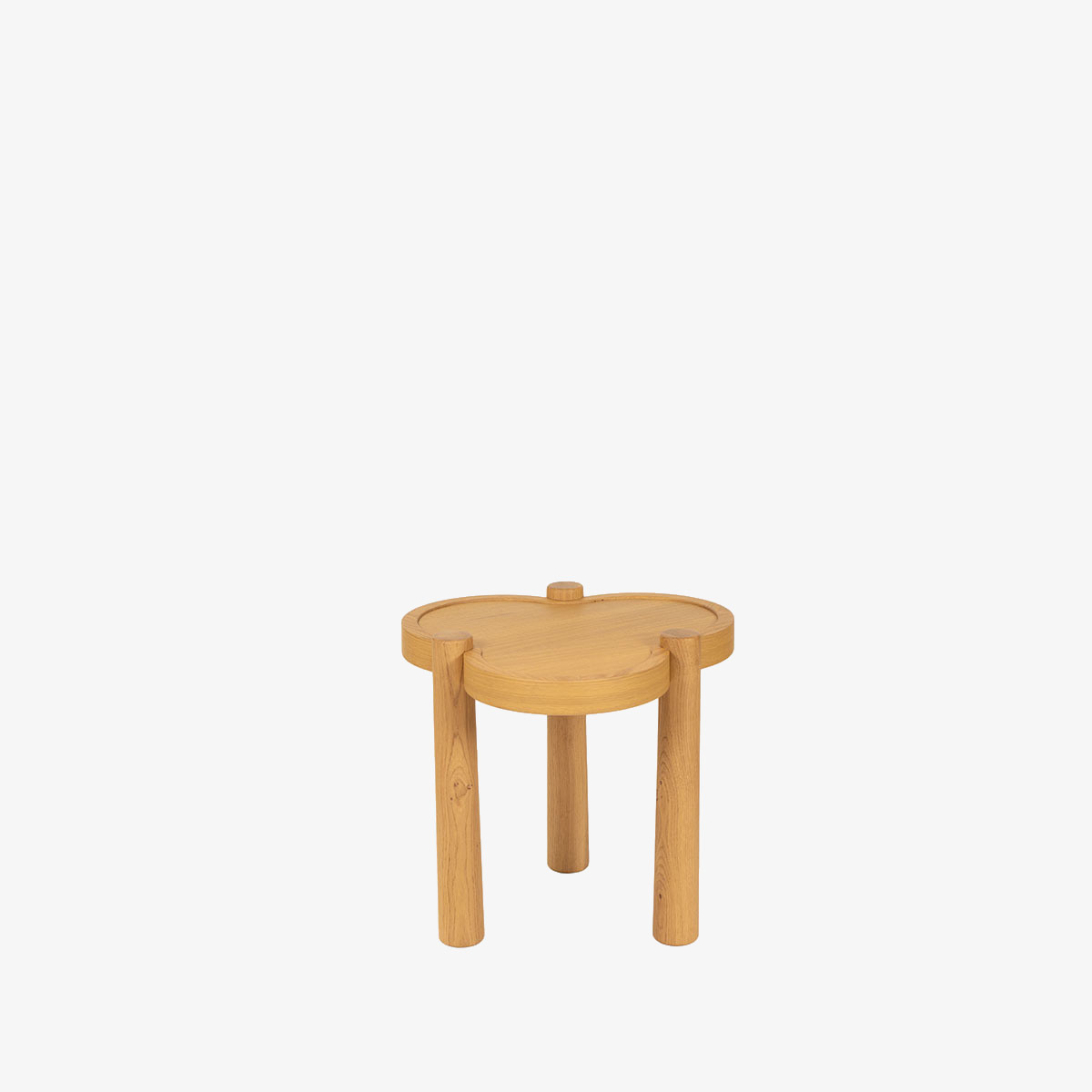 Table Agape, Natural - ø42 x H40 cm - Oak - image 1