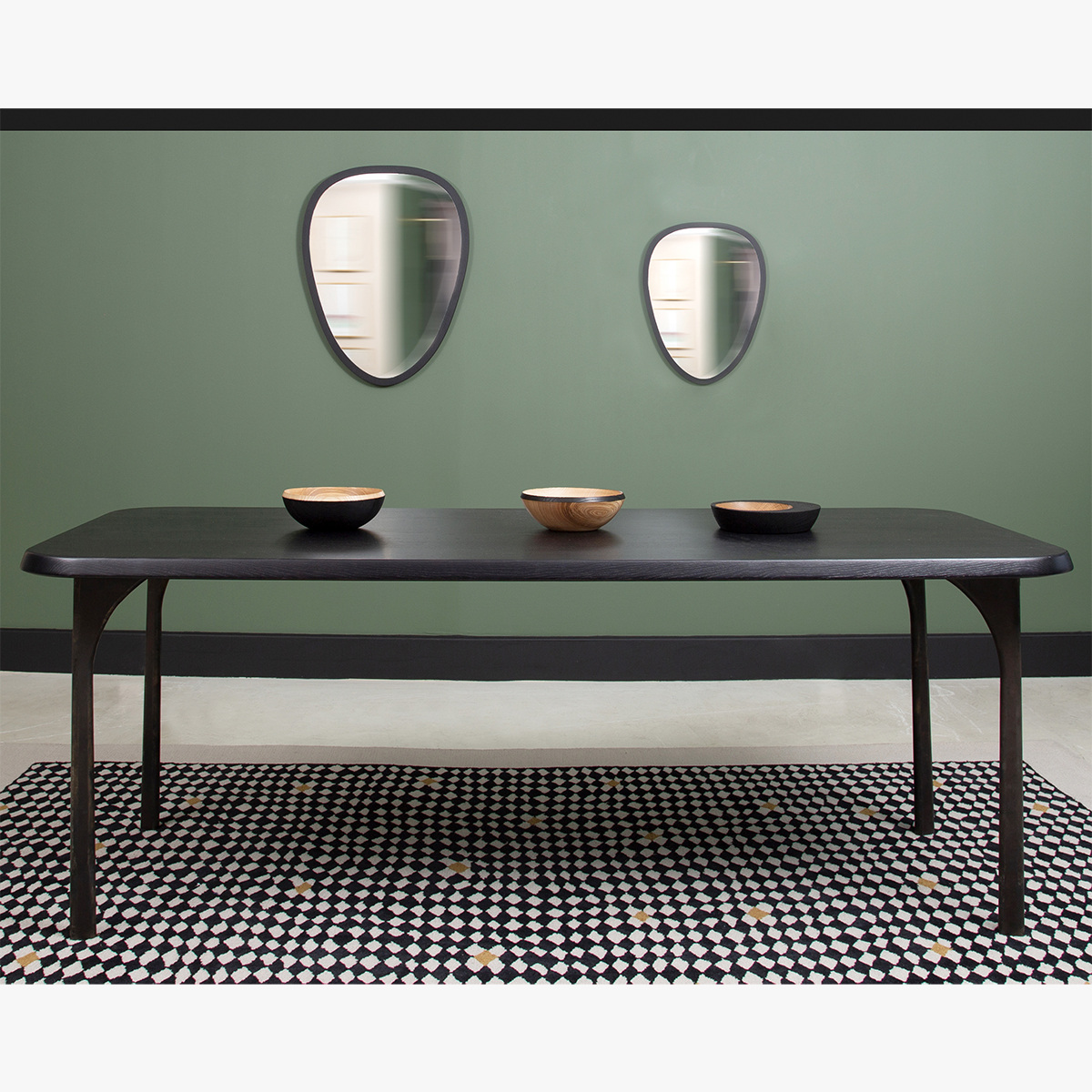 Table Haute Oasis, Noir - L250 x l115 x H75 cm - Métal - image 2